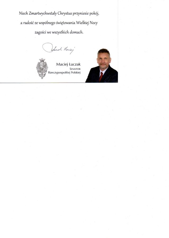Podziękowanie dla Fundacji Dunaj Instytut Dialogu — skan 13