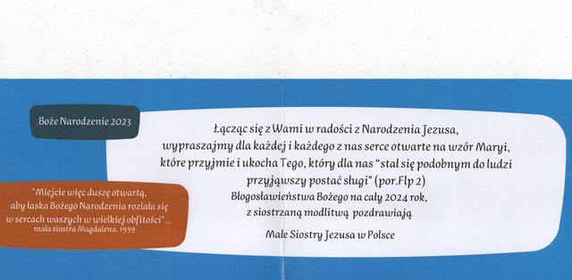 Podziękowanie dla Fundacji Dunaj Instytut Dialogu — skan 17