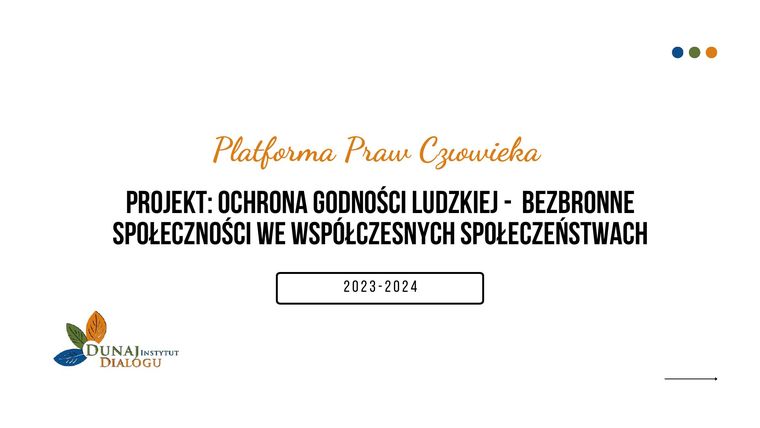Okładka: Praw Człowieka 2023-2024