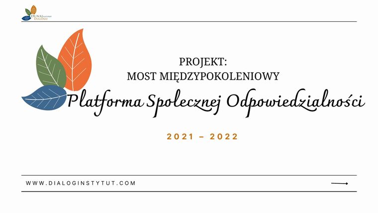 Okładka: Społeczna Odpowiedzialność 2021-2022 / 2