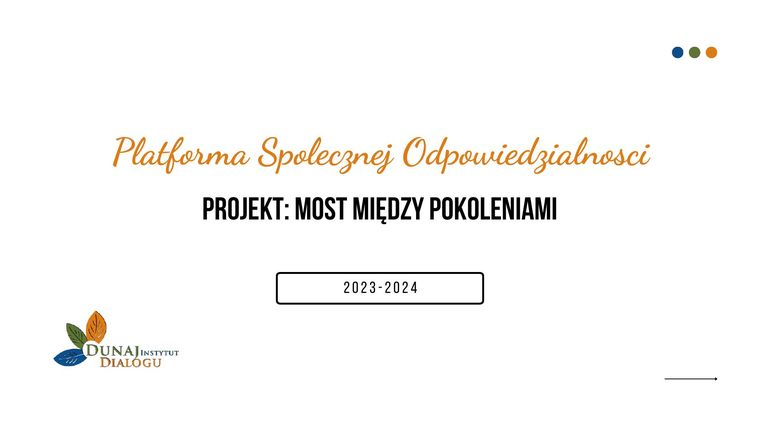 Okładka: Społeczna Odpowiedzialność 2023-2024 / 2