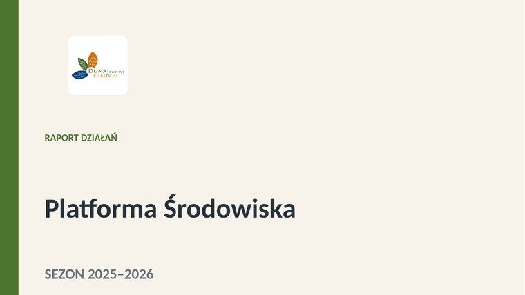 Okładka: Środowisko 2025-2026